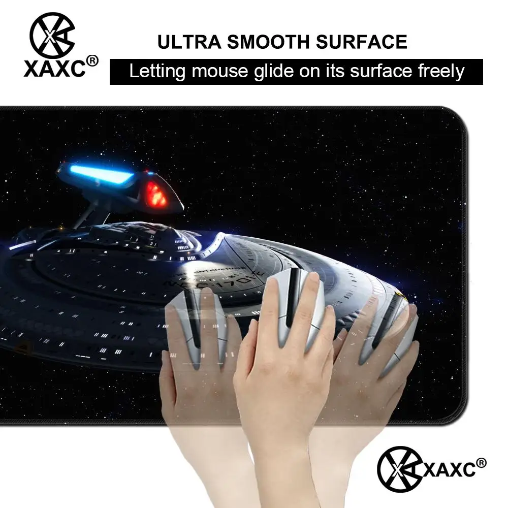 Star Trek Mouse Pad Desk Mouse Pad HD Desk Pad Extended Gaming Keyboard Mat Large XXL Gamer Mouse Pad 90x40 6
