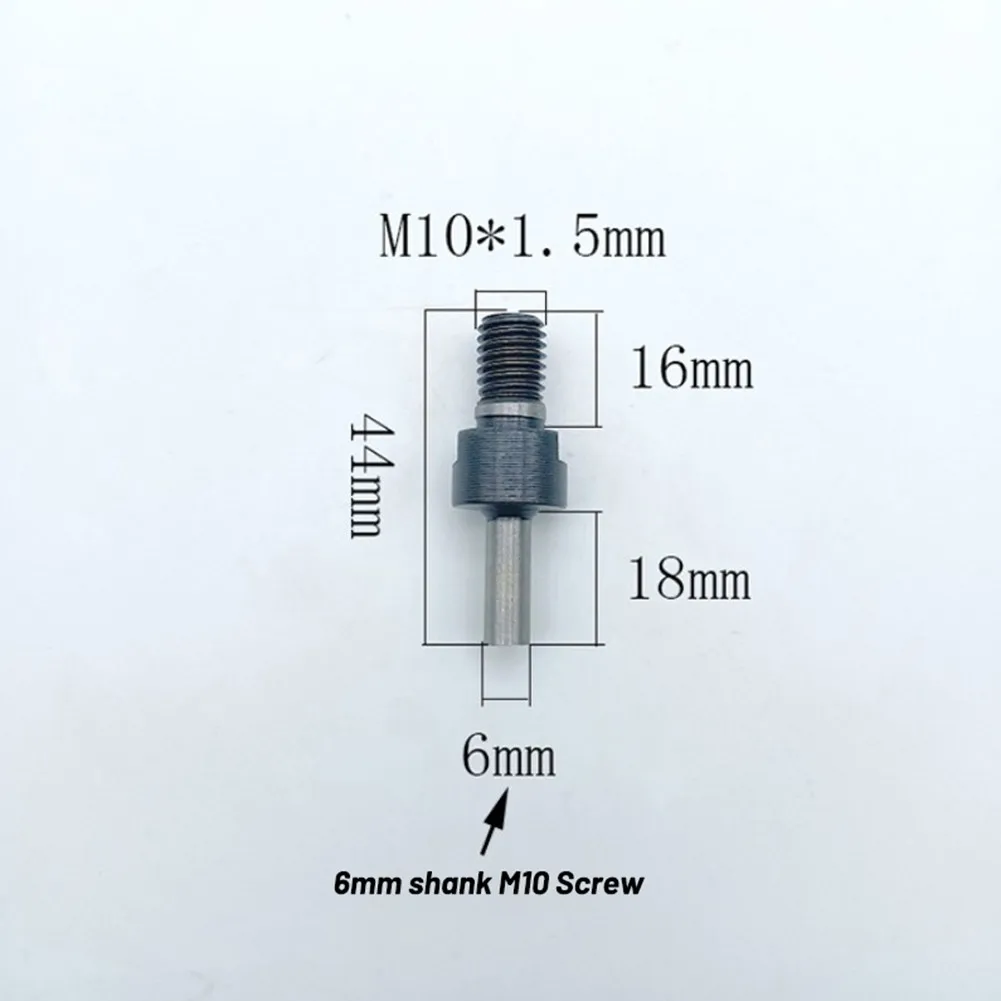 

2 Pcs Polishing Pad Connecting Rod M10/M14 Thread Screw Drill Adapter Wire Brush Rod W/8mm Shank For Car Polisher Tools Parts