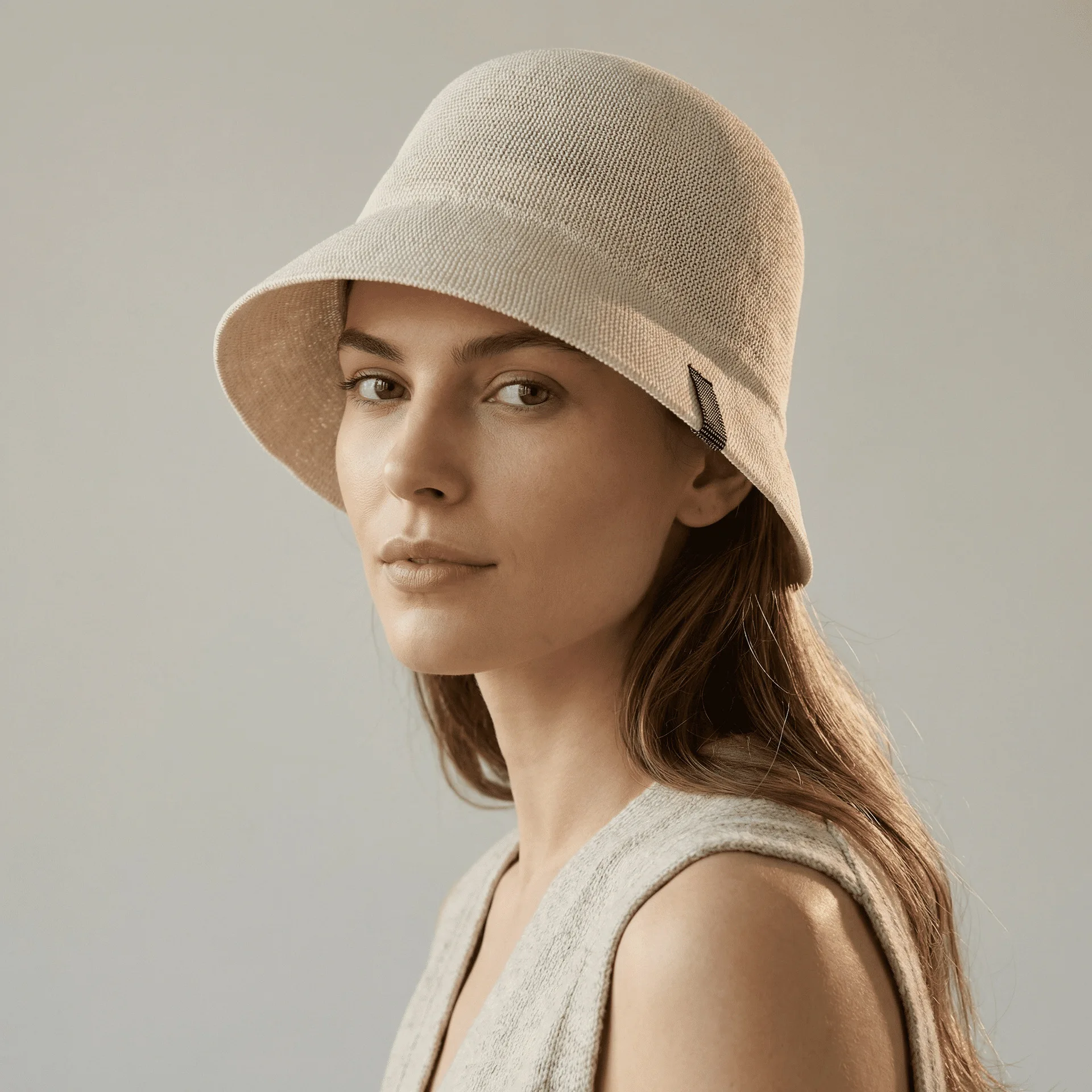 Summer Washi Knit Bucket Hat Women Sunshade Breathable Sun Hats Embellished