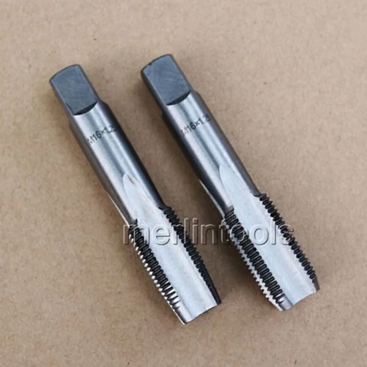 1 Pair New M16 x 1.0 1.25 1.5 2.0mm Metric Hand Taper and Plug Taps