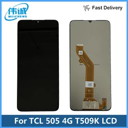 Digitalizador do painel táctil TCL para TCL 505, T509K, 4G, original testado, LCD, ecrã de 6,75