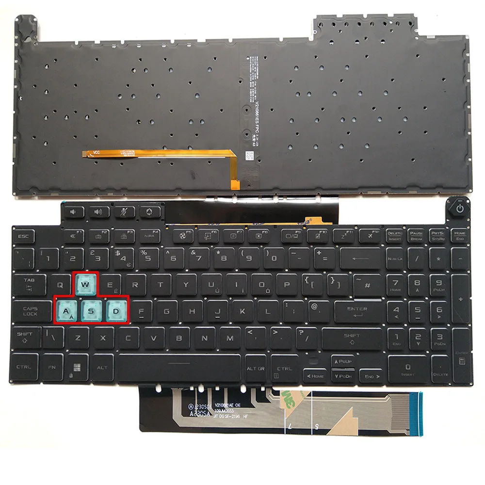 

UK RGB Backlit Keyboard For ASUS TUF FX507 FX507ZE FX507ZM FX507ZR FX507ZC FX517 FA507 FA507R GA507