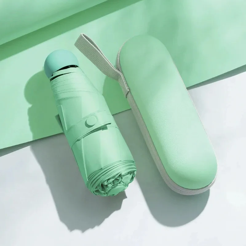Ultralight And Compact Portable Capsule Umbrella UV Protection