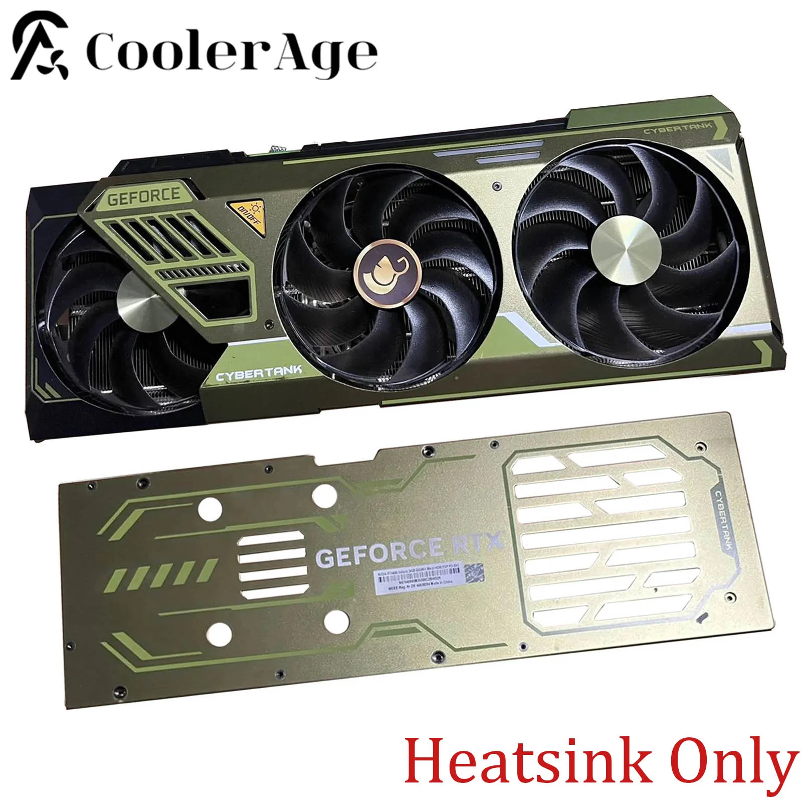 For Manli GeForce RTX 4090 Gallardo Video Card Heatsink Original RTX4090 Graphics Card Replacement Heatsink Not Brand New