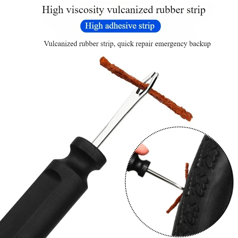 

Портативный вакуумный комплект для ремонта велосипедных шин, специально разработанный в качестве портативного аварийного инструмента для ремонта велосипедов.