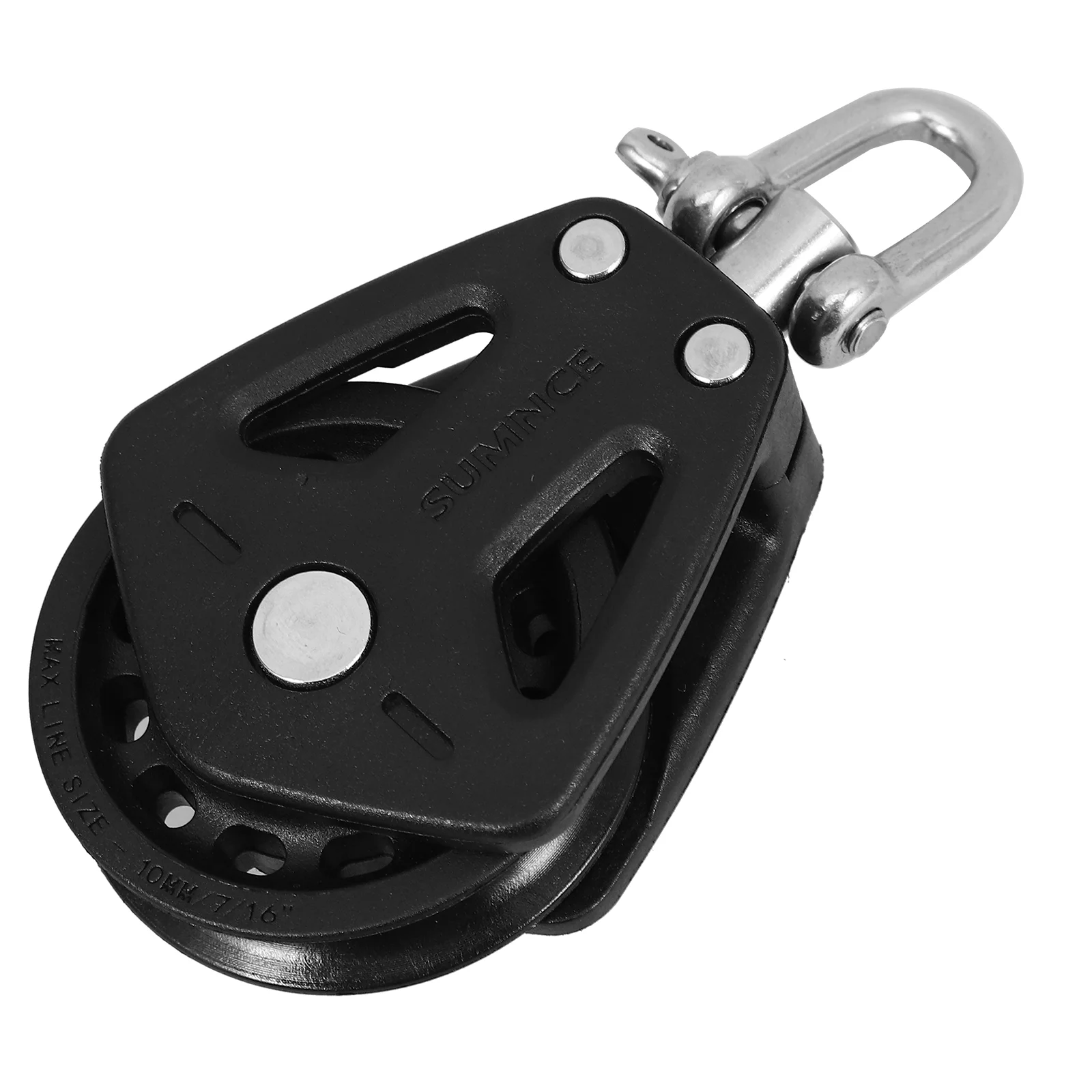 Sail Pulley Accessories Kayak Sailing Block System Gym Nylon Roller for Sailboat Cable Canoe