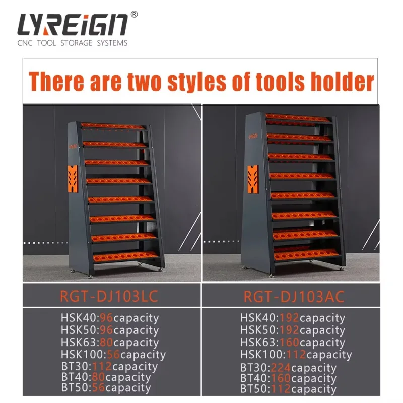 DJ103LC Bt40/hsk63/cat 50/cat 40 Cnc Tool Holder  Cart