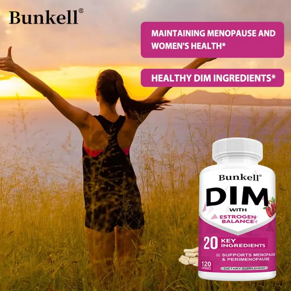 DIM Supplement - Support for Detox, Metabolism, Hormone Balance & Menopause - 120 Capsules