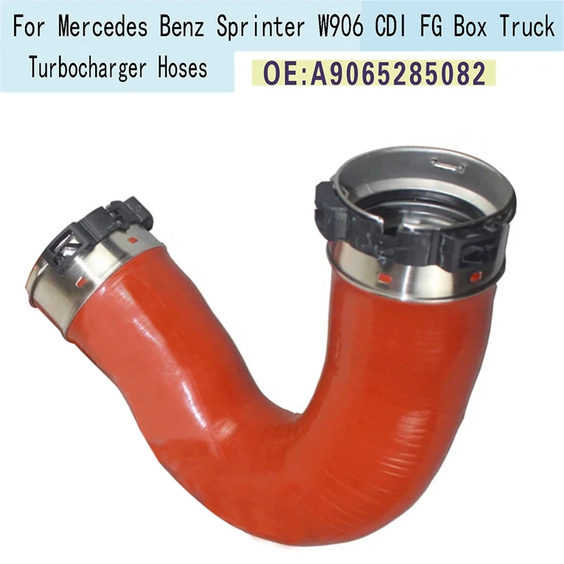 1 Piece 9065285082 Car Intercooler Turbocharger Hoses As Shown Rubber For Mercedes Benz Sprinter W906 CDI FG Box Truck