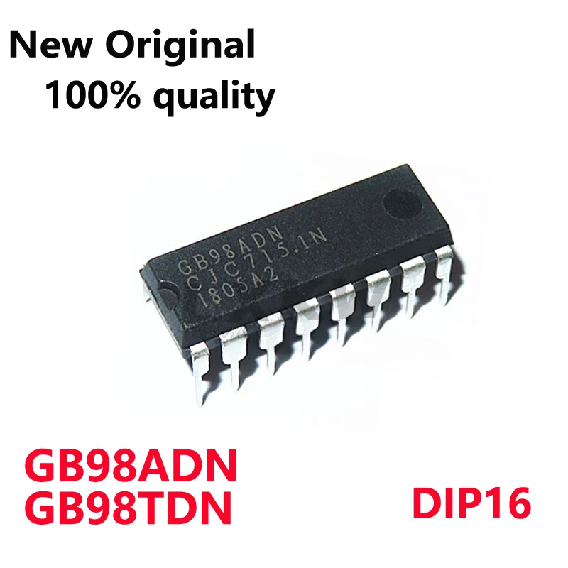 5/PCS New Original GB98ADN GB98TDN DIP16 LCD backlight chip In Stock