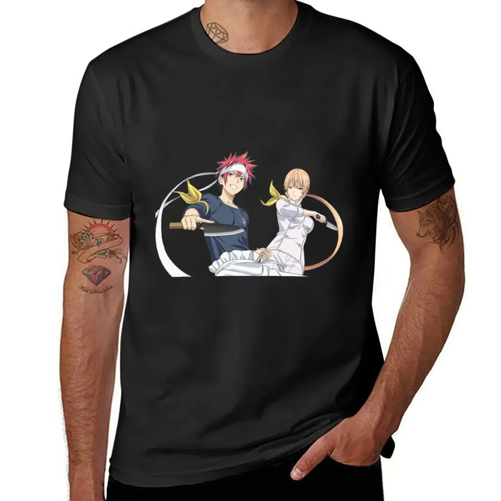

Souma and Erina T-Shirt kawaii clothes boys whites graphics mens vintage t shirts