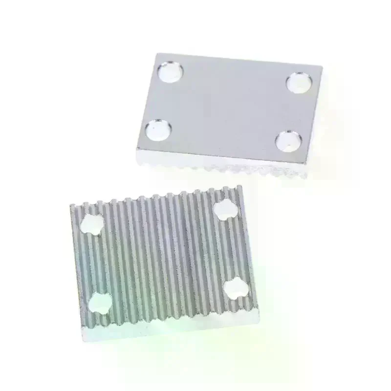 Aluminum Trapezoid Teeth Clamp Fit GT2 6mm 10mm Open Synchronous Timing Belt Gear Board Connecting Plate For 3D Printer