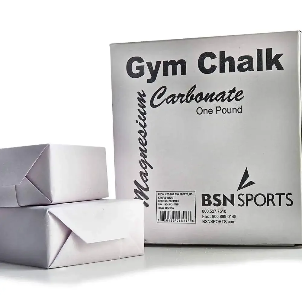 BSN Soft Gym Chalk 8 Pcs/Box Magnesium Carbonate Chalk Special Style ASMR Chalk Block