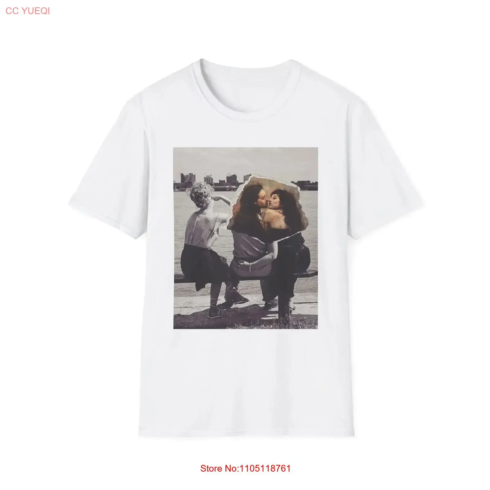collage art T Shirt Kawaii Birthday Softstyle top tee vintage Washed homme streetwear Stylish Comfortable designer clothes