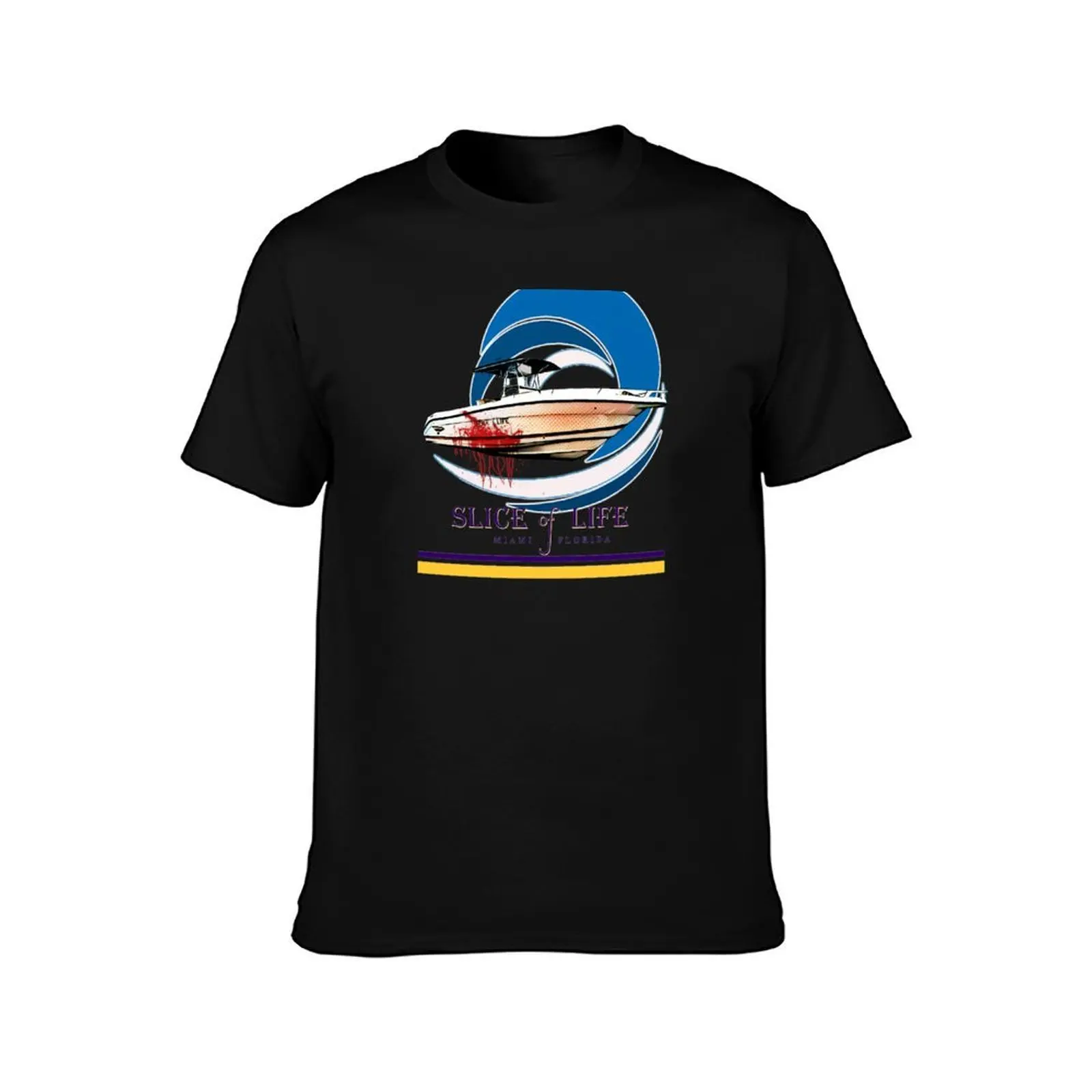 Slice of Life T-Shirt, Summer Casual Cotton Tee, Oversized Streetwear Tops, Vintage Graphic Print, Loose Fit Short Sleeve