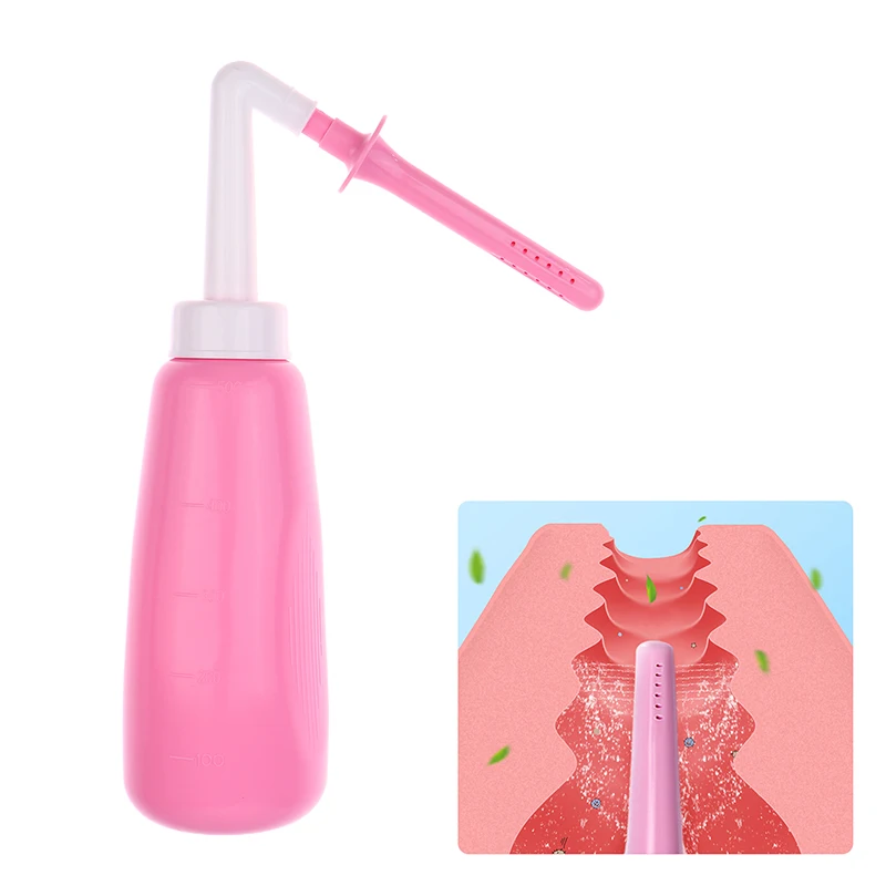 Herramienta de cuidado de higiene para ducha vaginal femenina, dispositivo de limpieza del hogar, obstetricia y ginecología, lavado médico saludable, 500ml