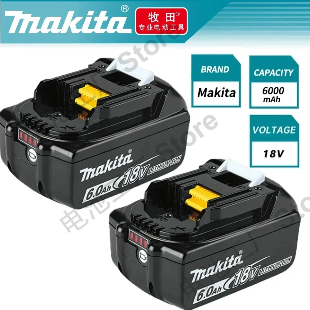 

Makita Battery 6Ah BL1850 Li-ion Replacement Battery Genuine Makita 18V BL1850 BL1860B BL1860 BL1840B BL1830B BL1830 LXT-400 RU