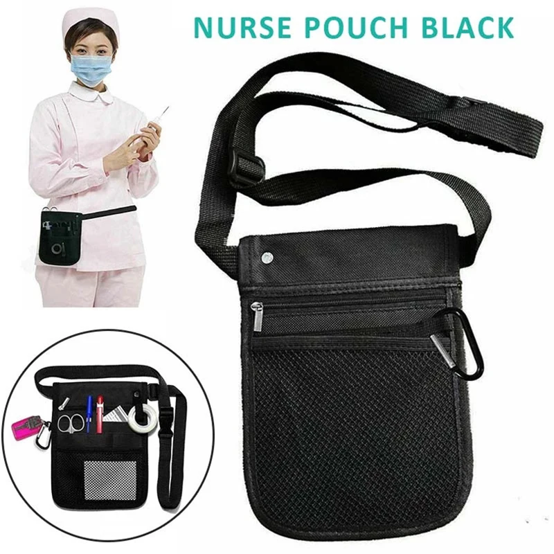 

Nurse Fanny Pack with Tape Holder Multi Compartment Medical Gear Pocket Belt Bag Nursing Organizer Pouch