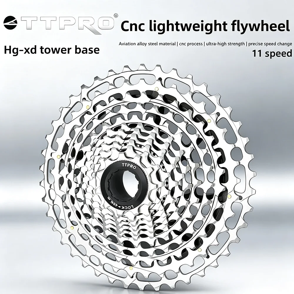 TTPRO Ultralight CNC 11S MTB Cassette Sprocket 10-36T 10-42T 11-28T 11-32T 11-34T 11-42T for Shimano HG XD Freehub