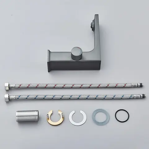 Digital display badrumsblandare intelligent LED mässing däckmonterad tvättställskran varm kallvattenblandare handfat spegelblank 11 best sales smart kran - №10