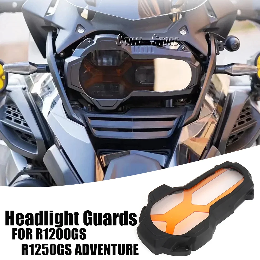 

Motorcycle Headlight Protector Guard Orange Fluorescent Covers For BMW R1200GS LC Adventuer R1250GS R 1200GS 1250GS ADVENTUER