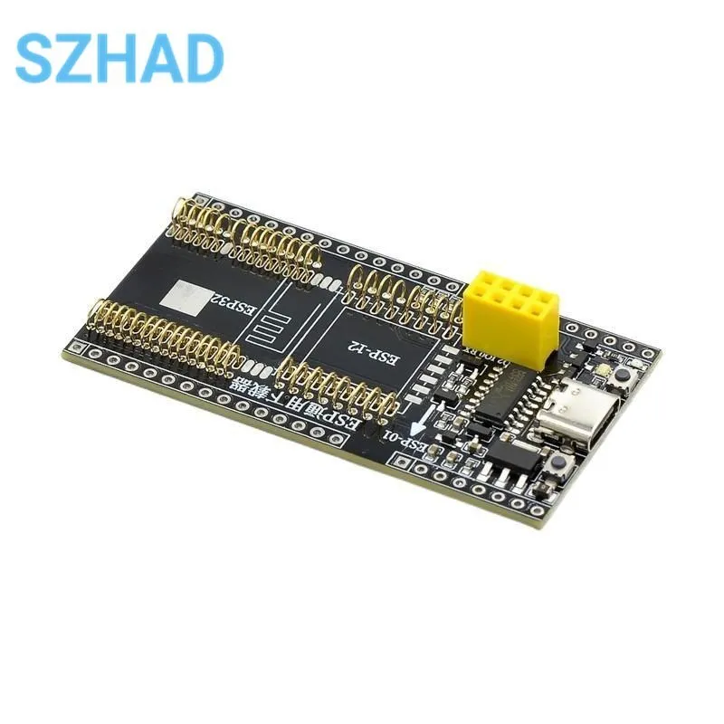 ESP8266 ESP32-WROVER Development Board Test Programmer Socket Downloader for ESP-01 ESP01S ESP12 ESP32 Adapter CH340