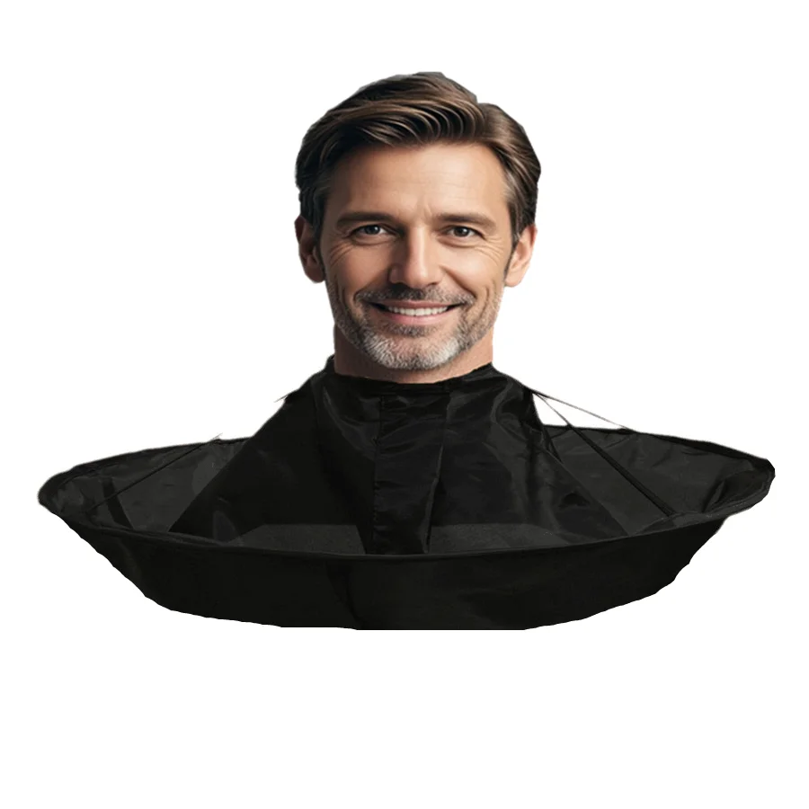 Umbrella haircut cloth hair cutting cloak dye hair dye breathable home hair barber cape foldable hairdressing tools accessories