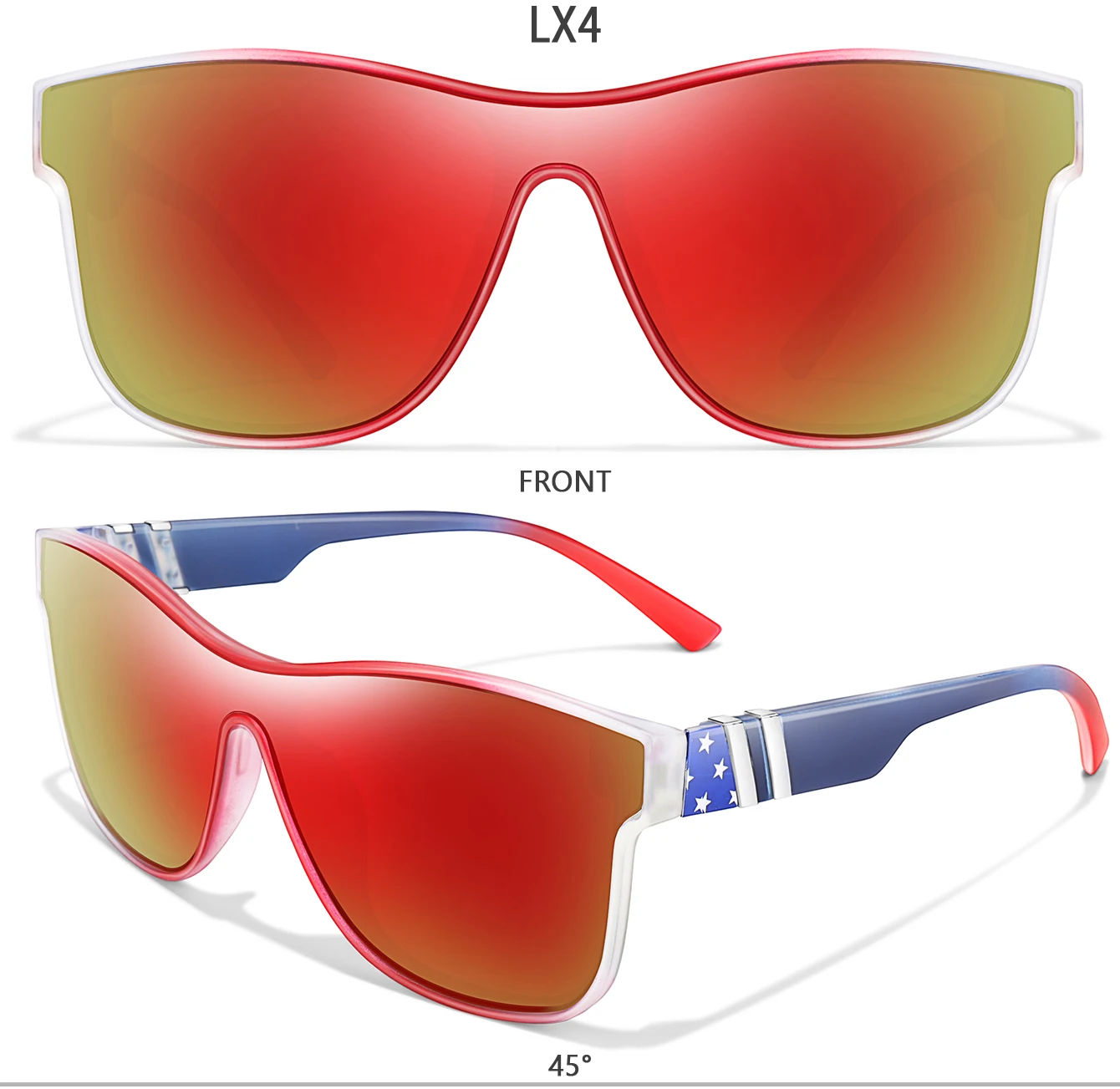 LOISRUBY Marke Radfahren Sonnenbrillen Männer und Frauen Outdoor Angeln Fahren UV400 Brillen Sport Luxus Multi Farbe Sonnenbrille – Detail 17