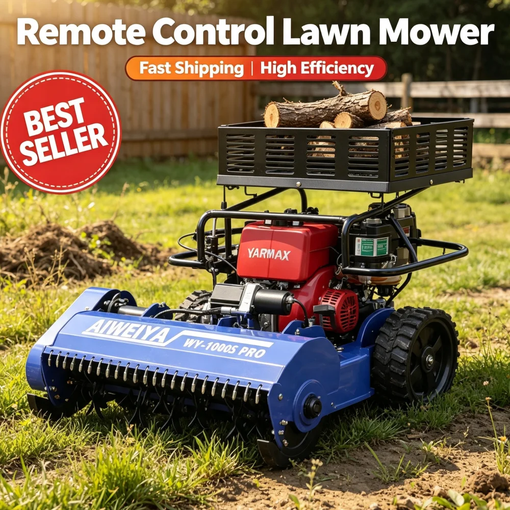 Customized Factory Direct Remote Control Lawn Mower Self Propelled Lawn Mower High Efficiency Fast Delivery For Home