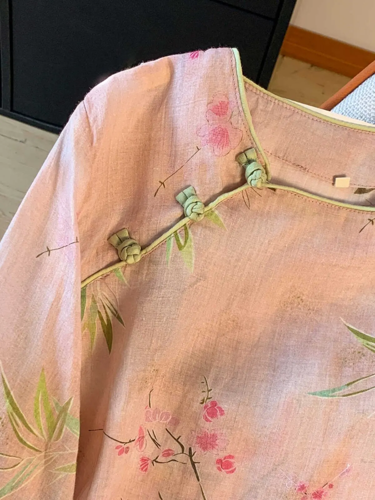 Loose Women's Shirt Commute Style Regular Sleeve Long Sleeve Stand Collar Slimming Button up Cotton Linen Top