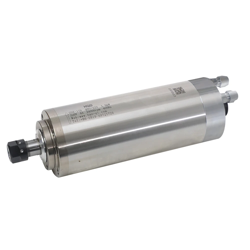 

Gdz-17B CNC Lathe Spindle ER16 High Speed 1.5kW 24000rpm Spindle Motor Milling Construction Industries New Used Bearing Engine