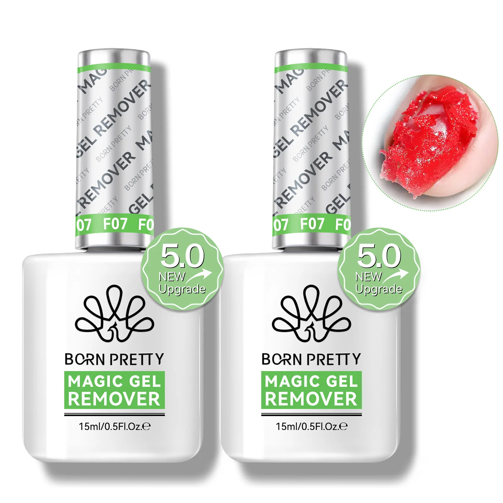 

BORN PRETTY 2 шт. 15 мл Magic Fast Средство для снятия гель-лака для ногтей Clean Soak Off Полуперманентный лак Инструменты для снятия маникюра