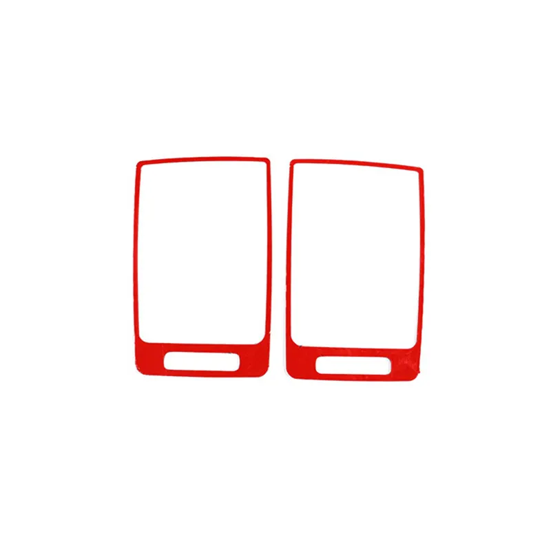 لهوندا CRV 2007 2008 2009 2010 2011 سيارة ألياف الكربون لوحة القيادة الجانب تكييف الهواء منفذ الهواء تنفيس غطاء الكسوة #4