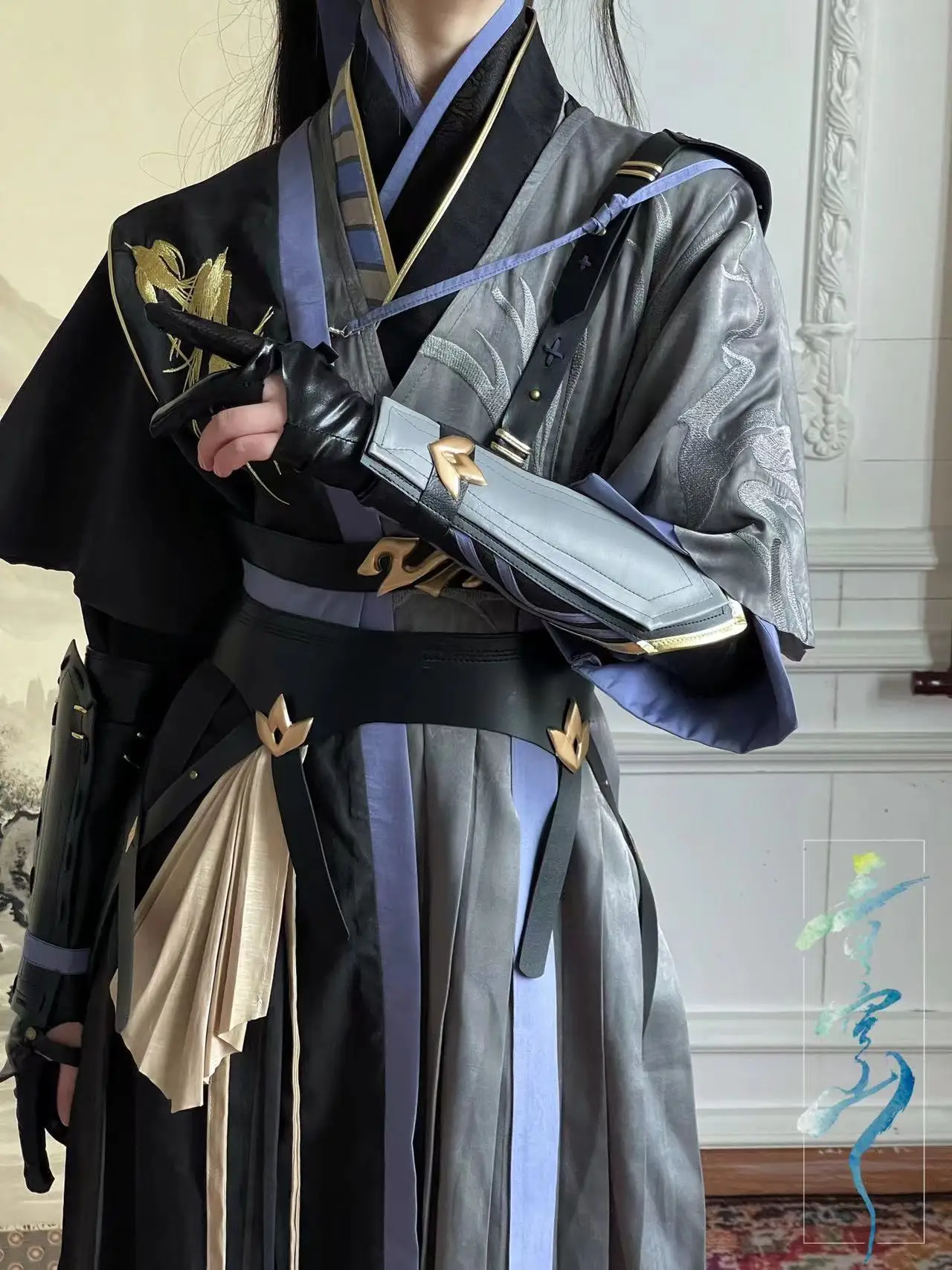 Anime Game Code Name: Yuan Fu Rong Antiquities Halloween Carnival Role CosPlay Costume Complete Set