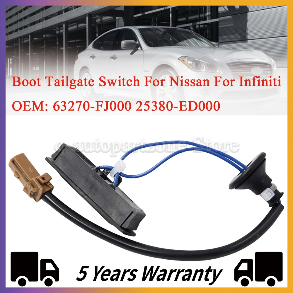 Car Boot Tailgate Switch Contact 25380-ED000 25380ED000 For NISSAN PATHFINDER R51 MURANO Z50 TIDA C11 MAXIM