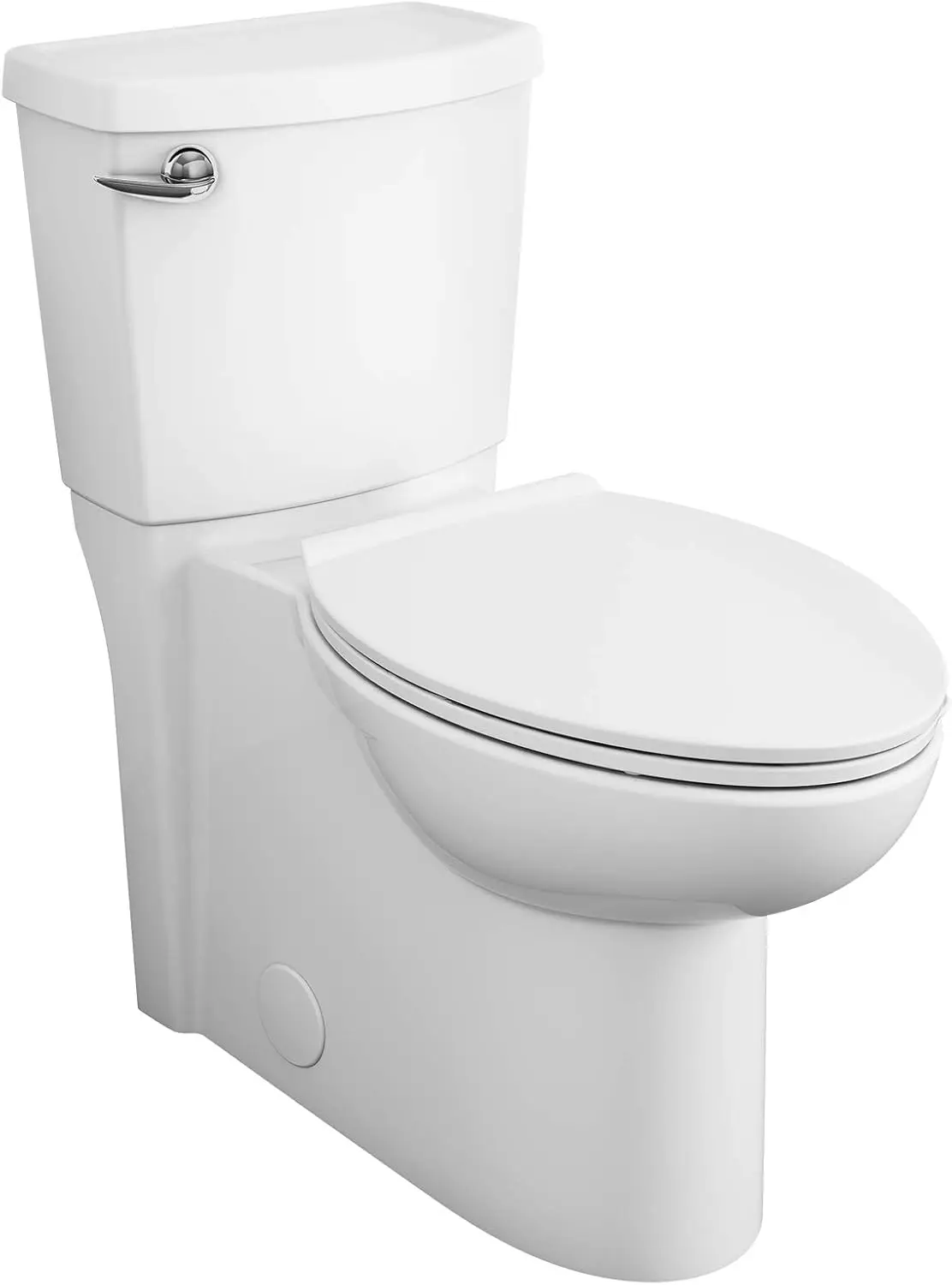 FloWise Skirted Two-Piece 1.28 Gpf/4.8 Lpf Chair Height Elongated Toilet with Seat White Cadet 3 White Elongated 2 Piece Toilet