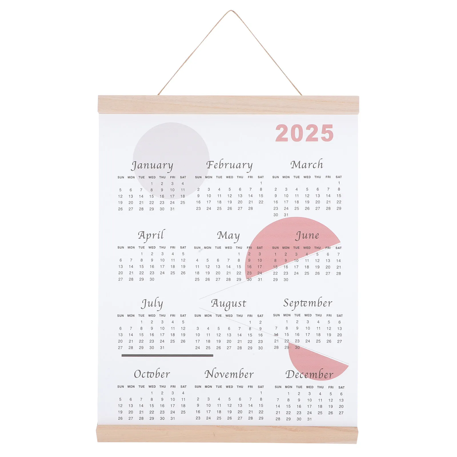 

2025 Oil Painting Canvas Wall Calendar Cloth Hanging Monthly Planner Creative Home Decor Organizer Aesthetic Wall Agenda