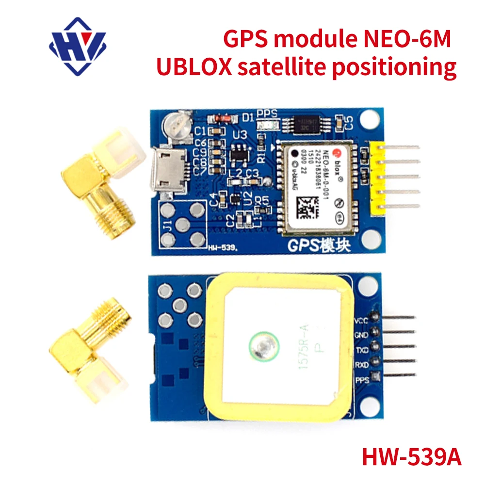 GPS module NEO-6M positioning 51 single chip microcomputer for arduino with micro USB interface microcontroller 6 7m satellite