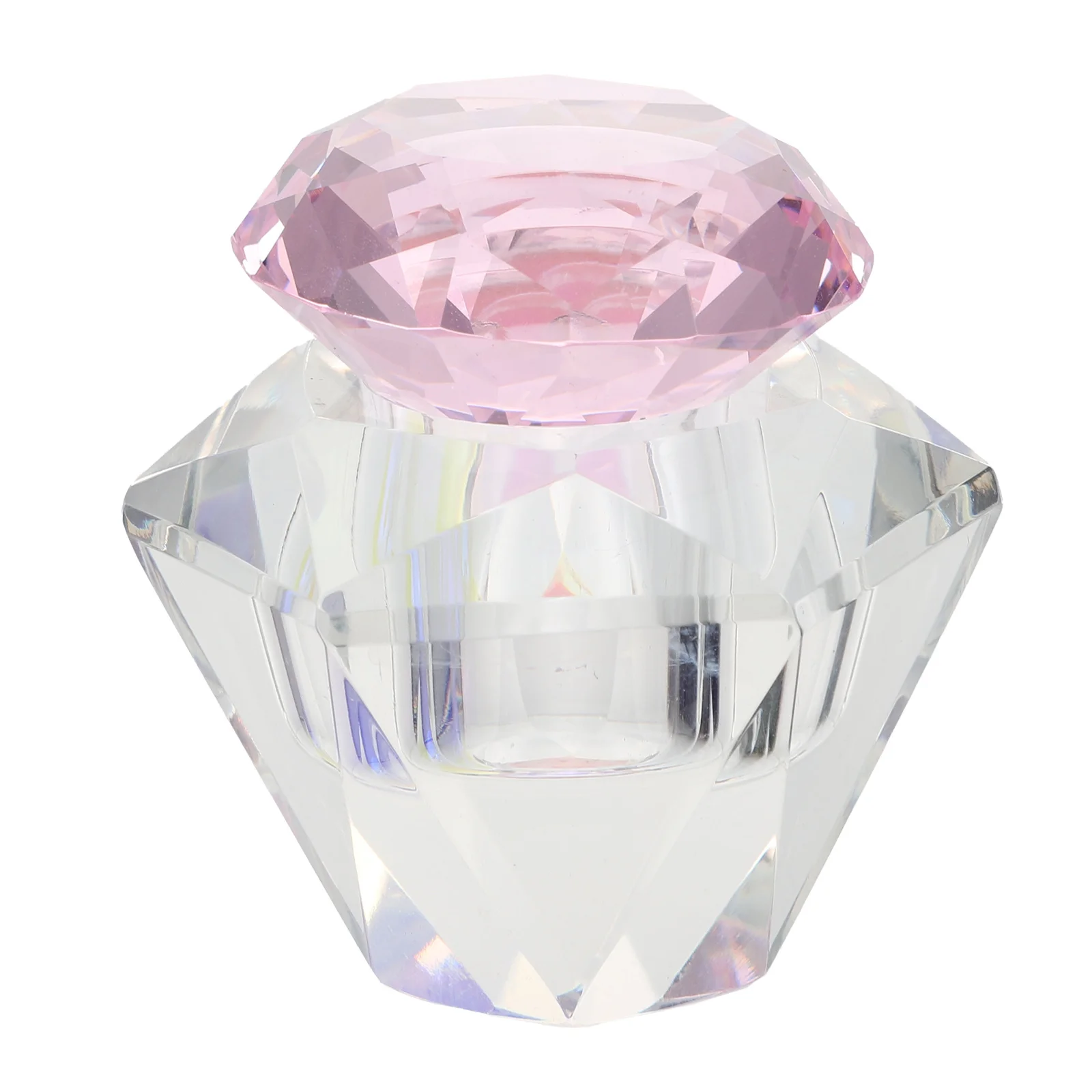 1Pcs Nail Art Crystal Irregular Cup Durable Acrylic Liquid Powder Mixing Container Nail Supplies