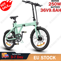 ENGWE P20 Electric Bike 250W Brushless Motor 36V9.6AH Lithium Battery Adult City Electric Bicycle Commuter Foldable Mini E-bike
