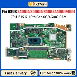 AKEMY X409JA Mainboard X509JA R409J A409J F409J A509J F509J P1510CJA Laptop Motherboard I3 I5 I7-10th Gen 0G/4G/8G-RAM 15INCH