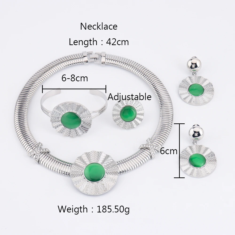 Luxuriöser Hochzeitsschmuck für Damen, Trendige Modeschmuck-Kollektion 2026, 18K Brasilianisch-Italienisch Vergoldete Schmucksets im Angebot – Detail 26
