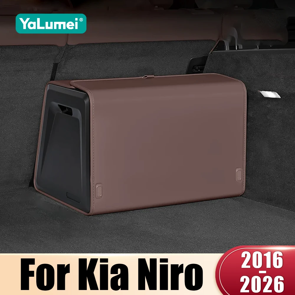 For Kia Niro 2016-2018 2019 2020 2021 2022 2023 2024 2025 2026 Niro EV Car Trunk Storage Box Organizer Tools Tidying Package