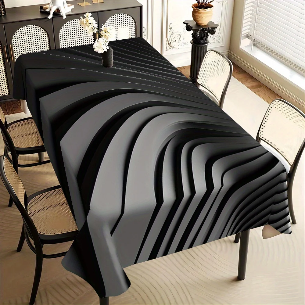 JIT-1pc minimalist modern style tablecloth, rectangular tablecloth, suitable for dining tables and restaurants