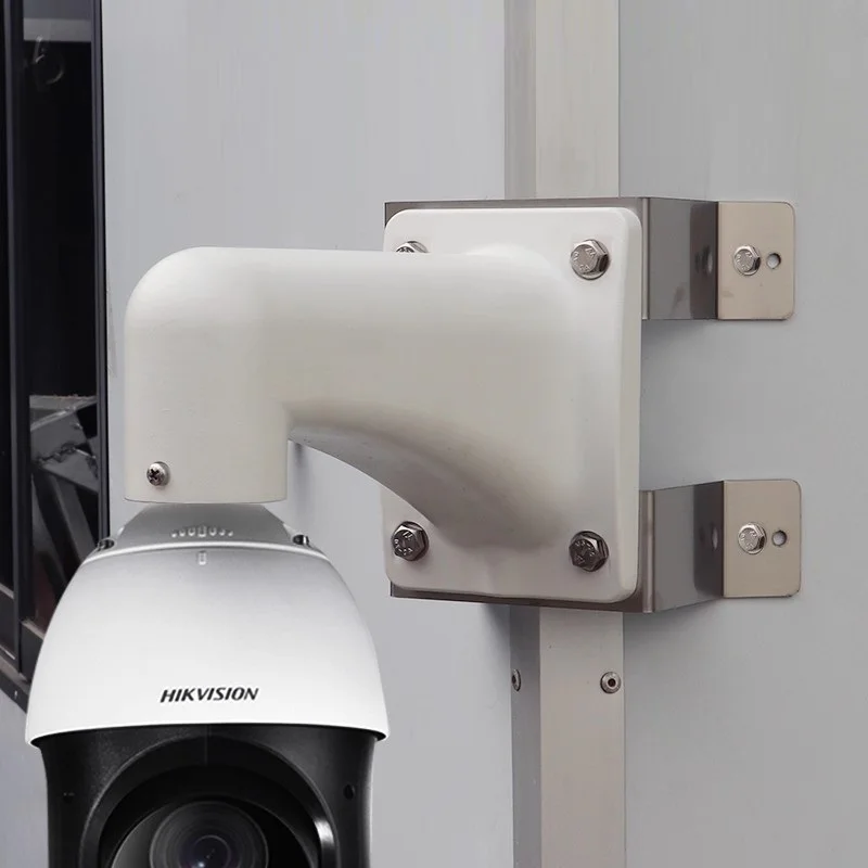 Universal Speed Dome PTZ Cameras Mount Bracket 201 SUS 304 Stainless Steel Wall Corner adapter auxiliary Bracket 90° Angle Mount