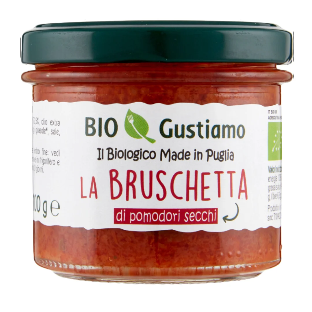 Creme aus getrockneten Tomaten la Bruschetta Crema di Pomoroi Secchi 100g - Bio Gustiamo