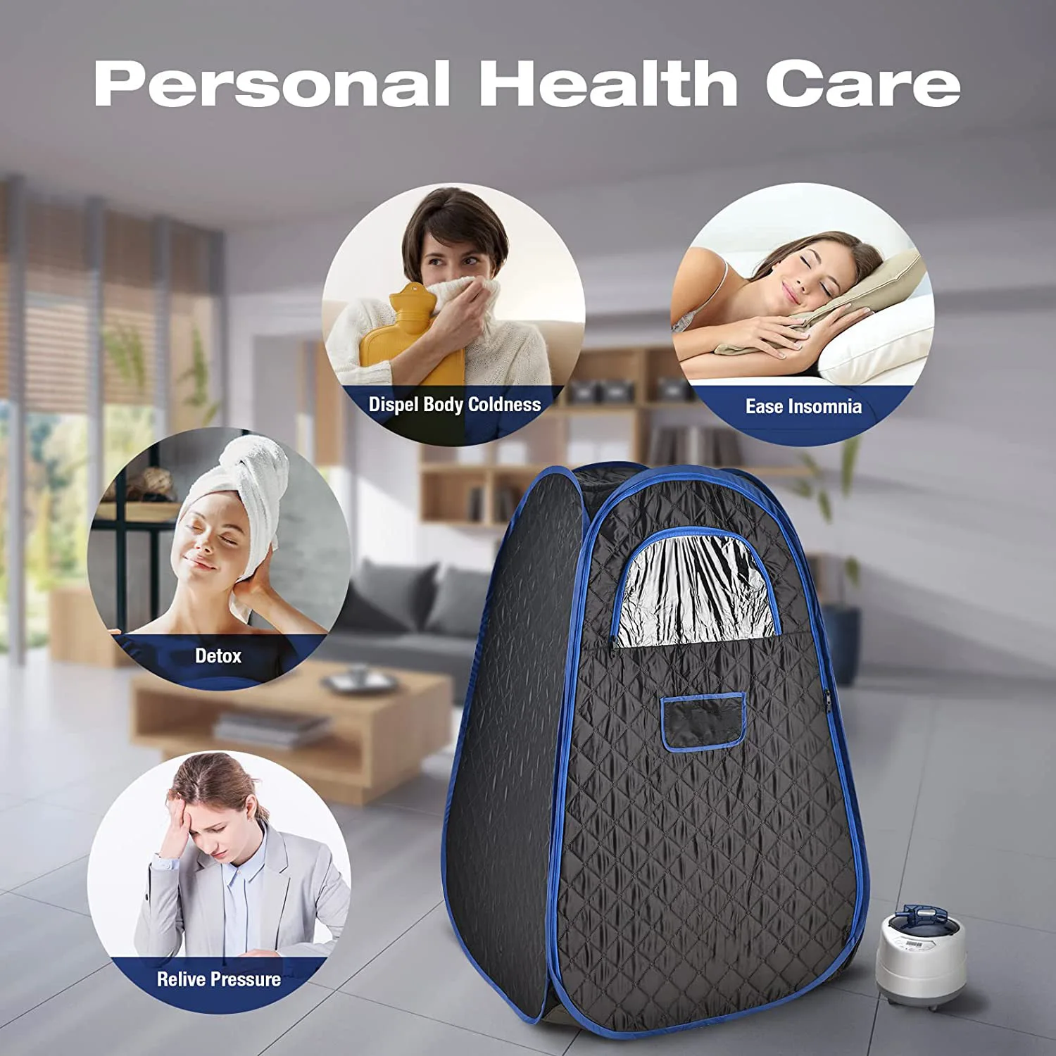 

Large Foldable Home Steam Sauna Cabin Steam Room Fumigation Machine