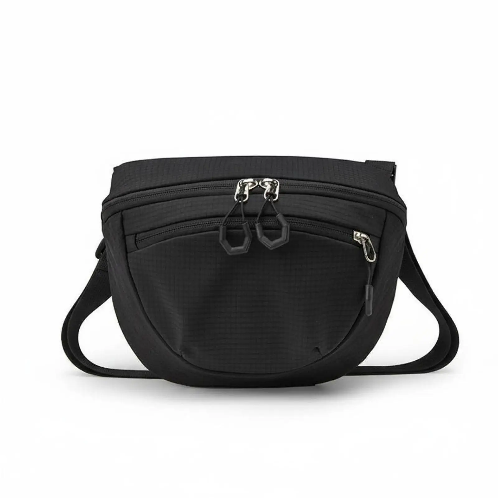 Multi-Pocket Commuter Purse Adjustable Strap Waterproof Belt Bag for Daily Use
