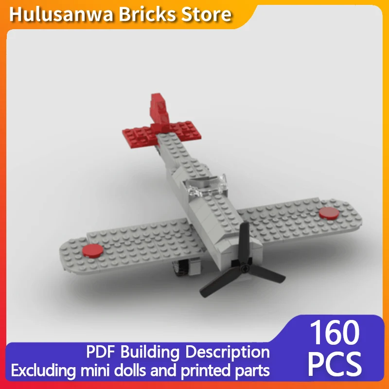

A5M Military Fighter Jets Model MOC Building Bricks War Equipment Modular Technology Gift Holiday Assemble Children Toy Suit