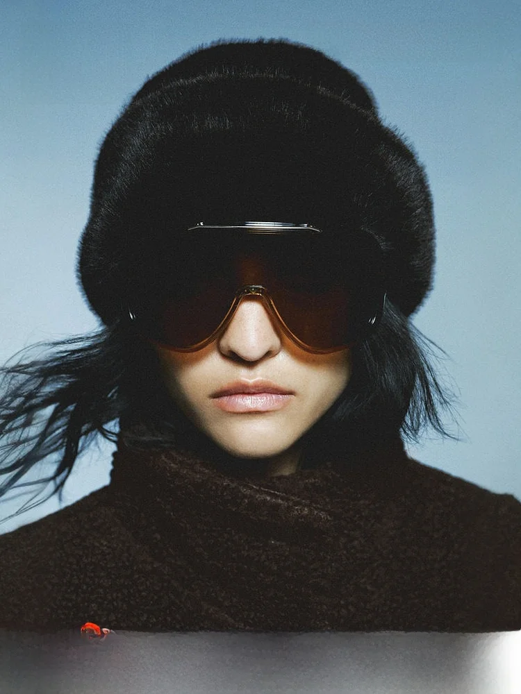 

H&M Women's Fashionable Fluffy Hat Warm Outdoor Winter Cap Casual Style All-Season Unisex No-Brim Polyester Hat for Daily Com...